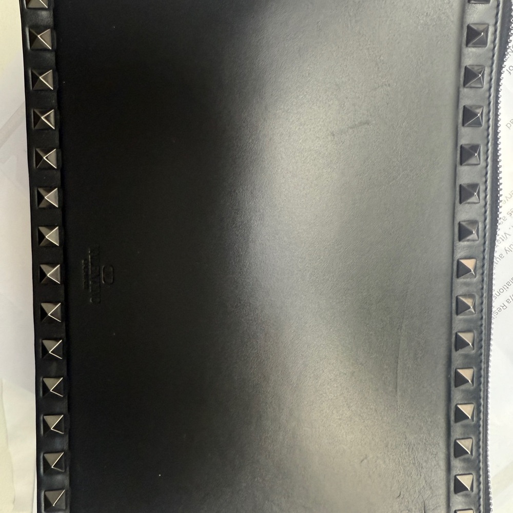 Valentino Black Wristlet with Black Studs - Picture 11 of 12